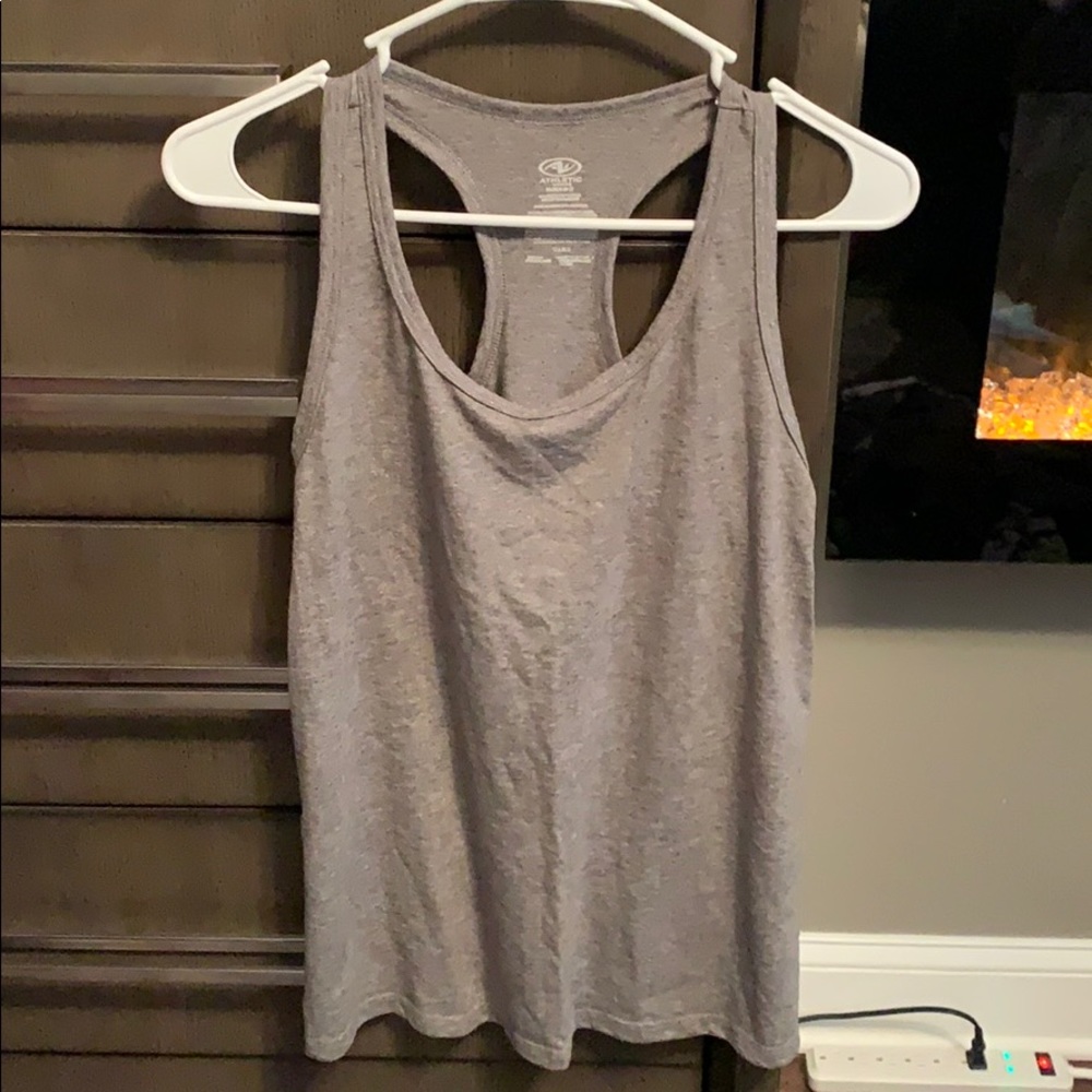 Grey gym tank